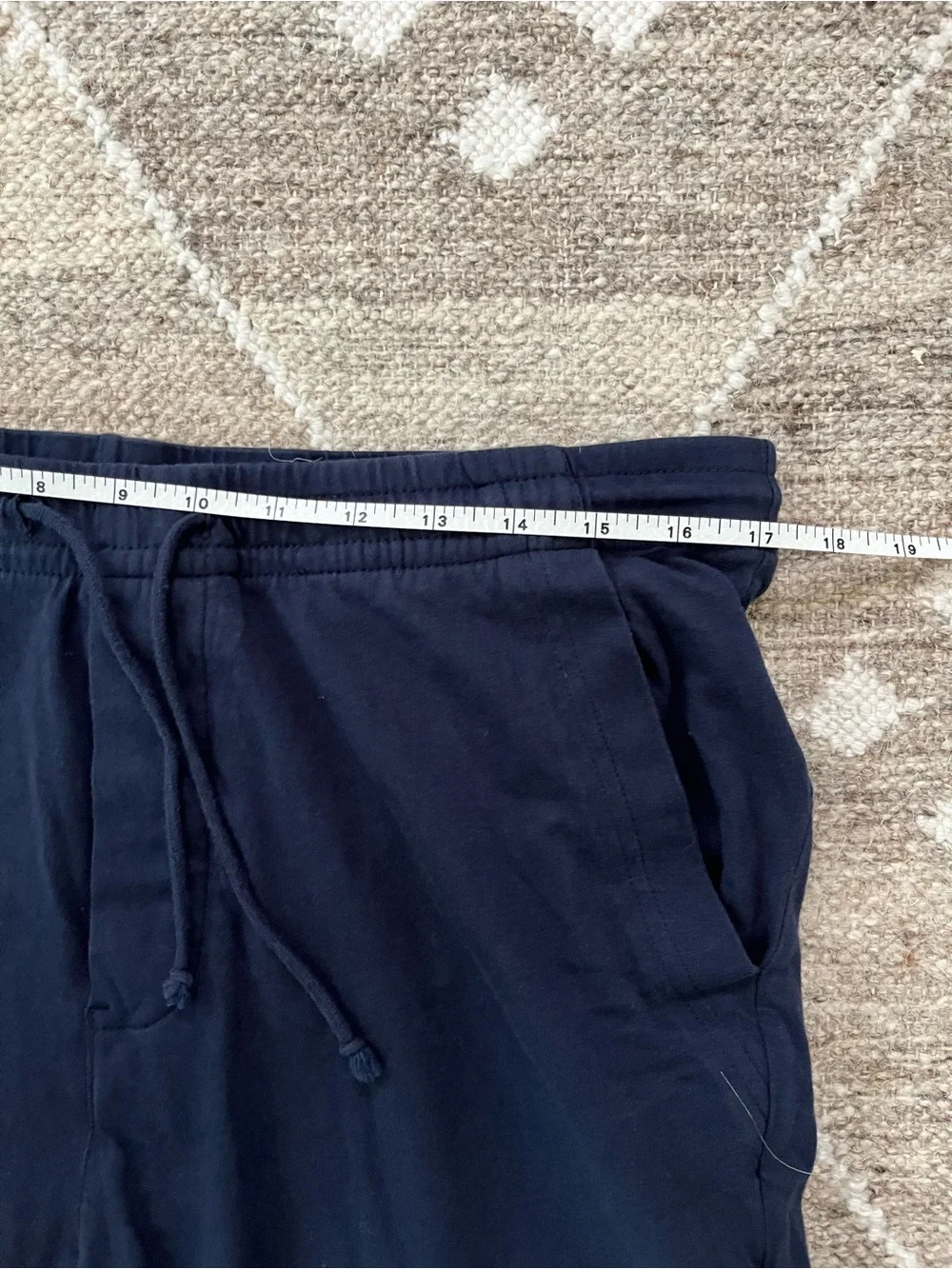 J. Crew Slim Knit Navy Drawstring Jogger Lounge Pants